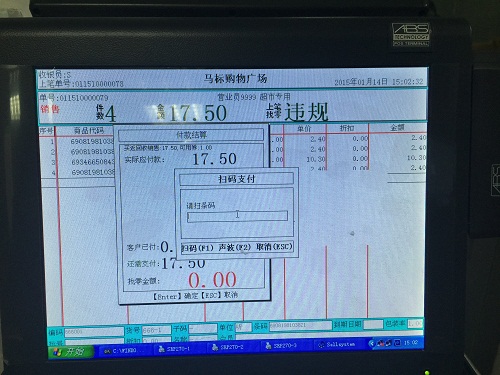 支付宝支付界面